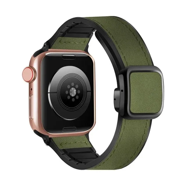 Leather Sport Watch Band