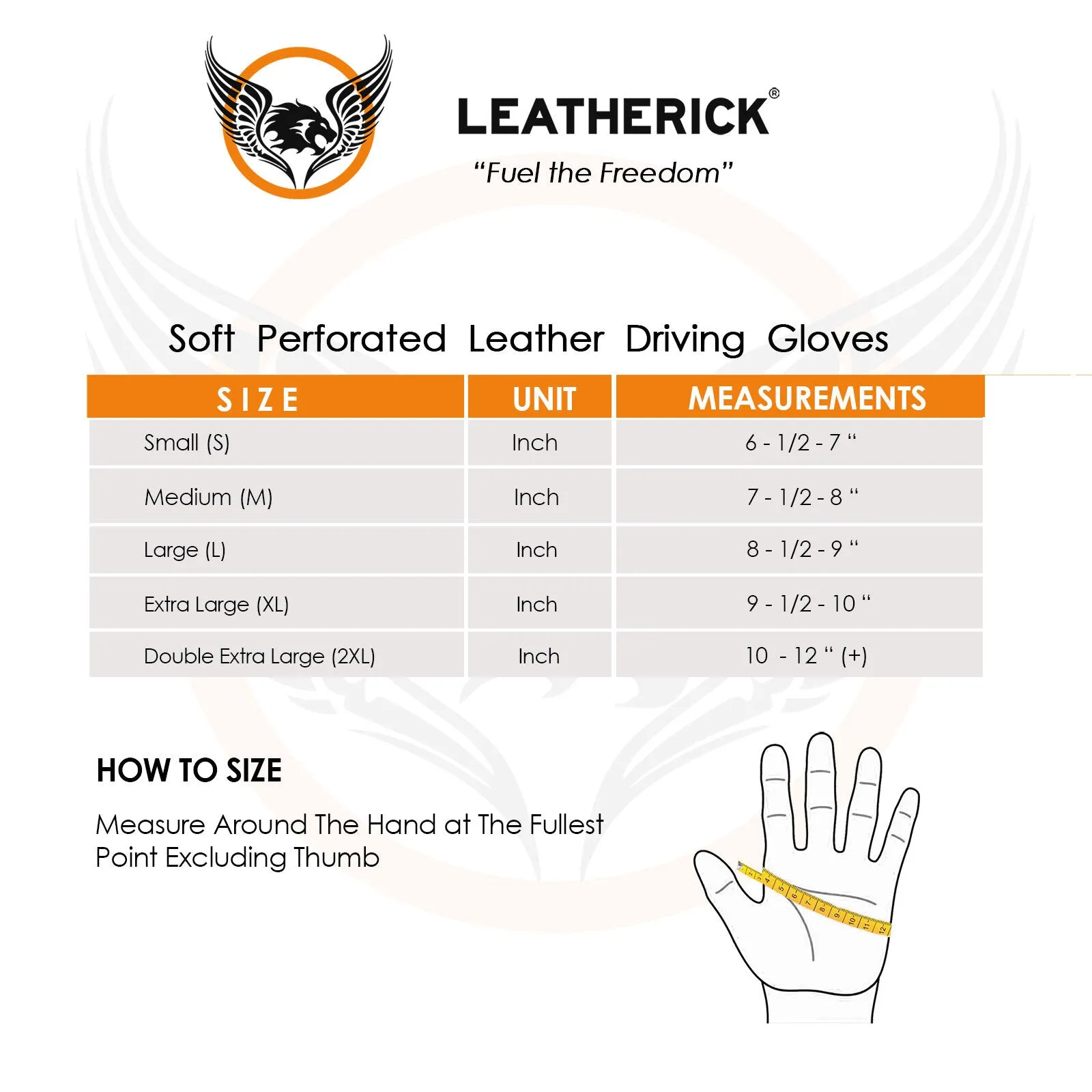 Leatherick Men's Black Classic Genuine Leather Driving Gloves