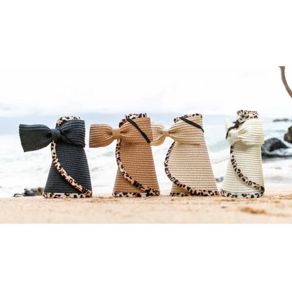 Leopard Foldable Bow Visors - 4 colors