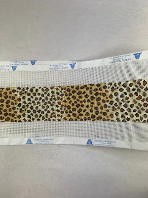 Leopard Wide Belt/Purse Strap - Viola