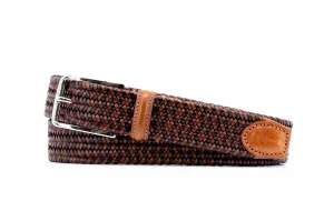 Lexington Braided Belt (Chestnut/Sand)