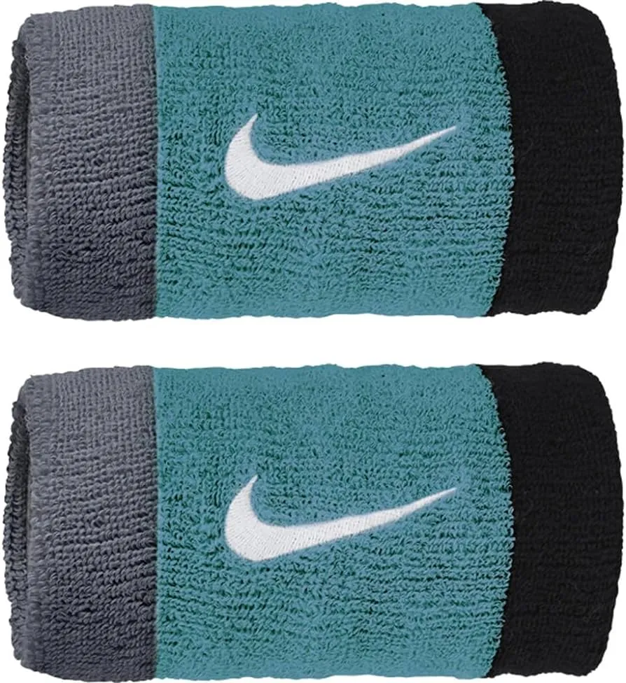 (lNike Doublewide Wristbands (Green/Black) - 2023 NEW ARRIVAL