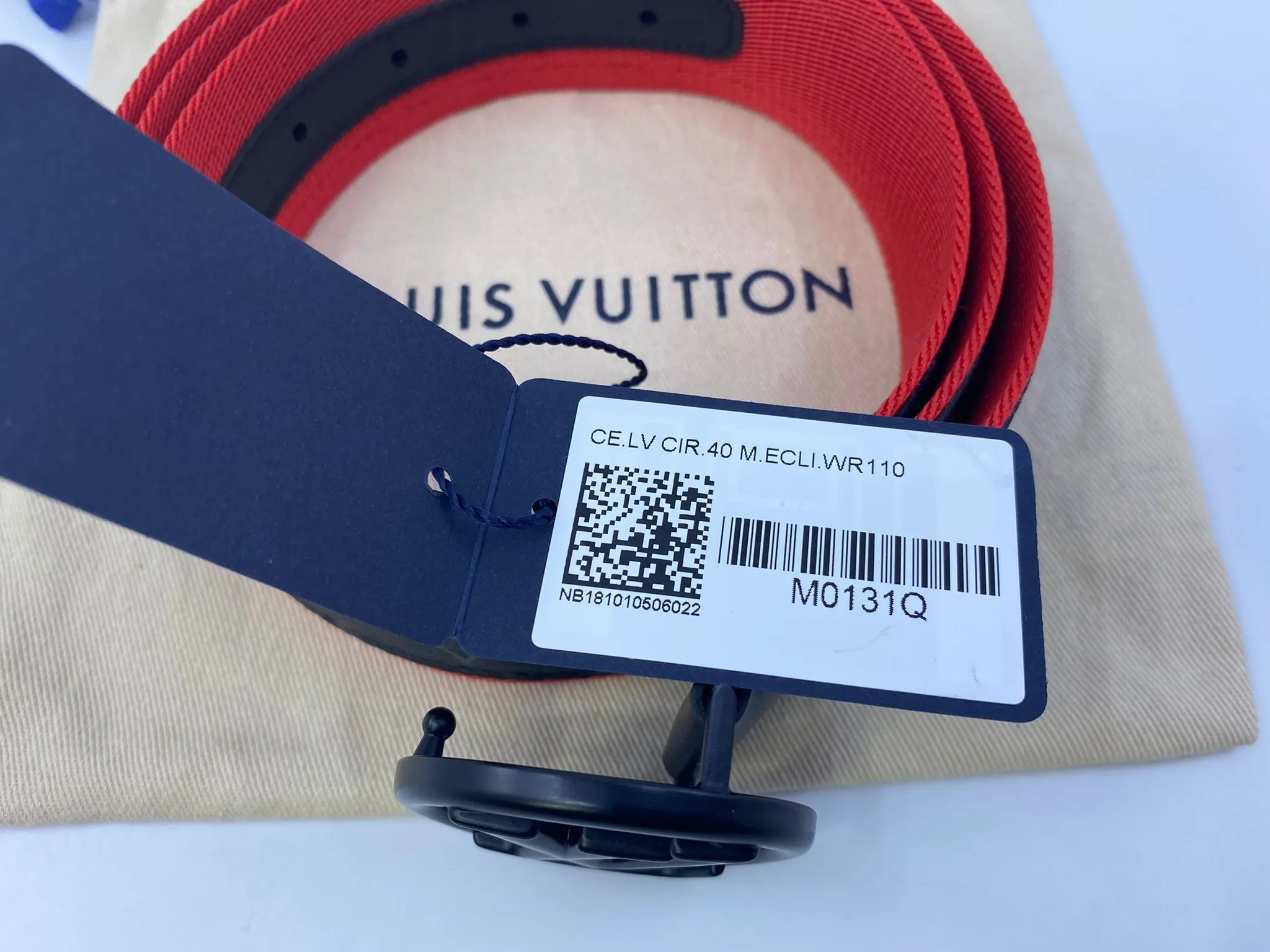 LV Circle Monogram Eclipse Belt