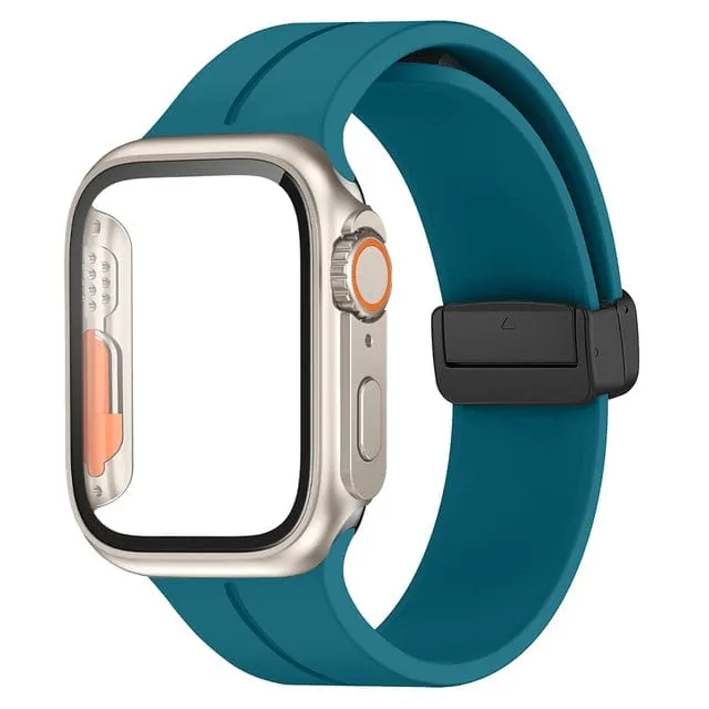 Magnetic Buckle Sports Watch Band With Case
