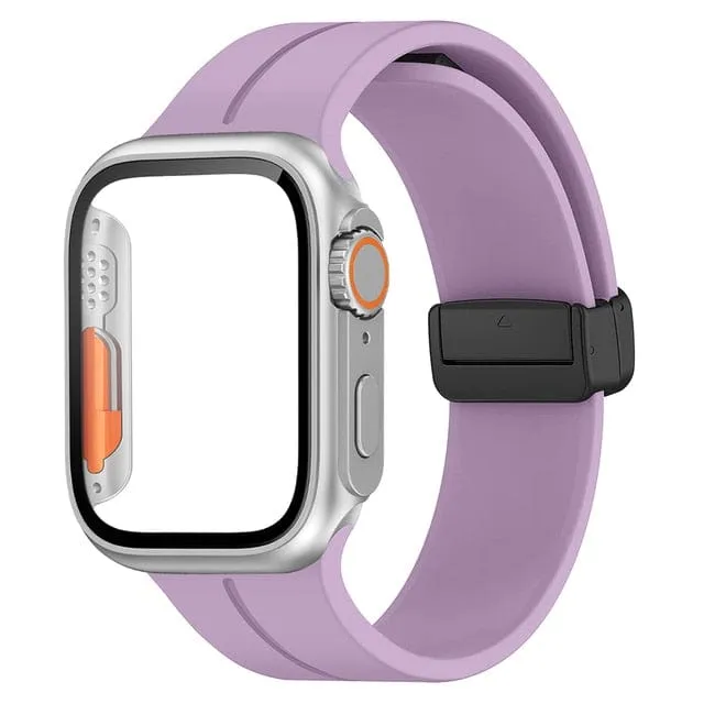 Magnetic Buckle Sports Watch Band With Case