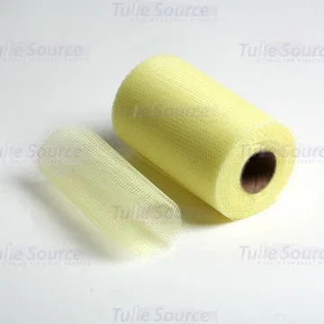 Maize Yellow Nylon Netting Fabric