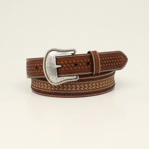 Men’s Nocona Braided Inlay Round Conchos Belt