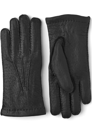 Men's Peccary Handsewn Cashmere Lined Gloves