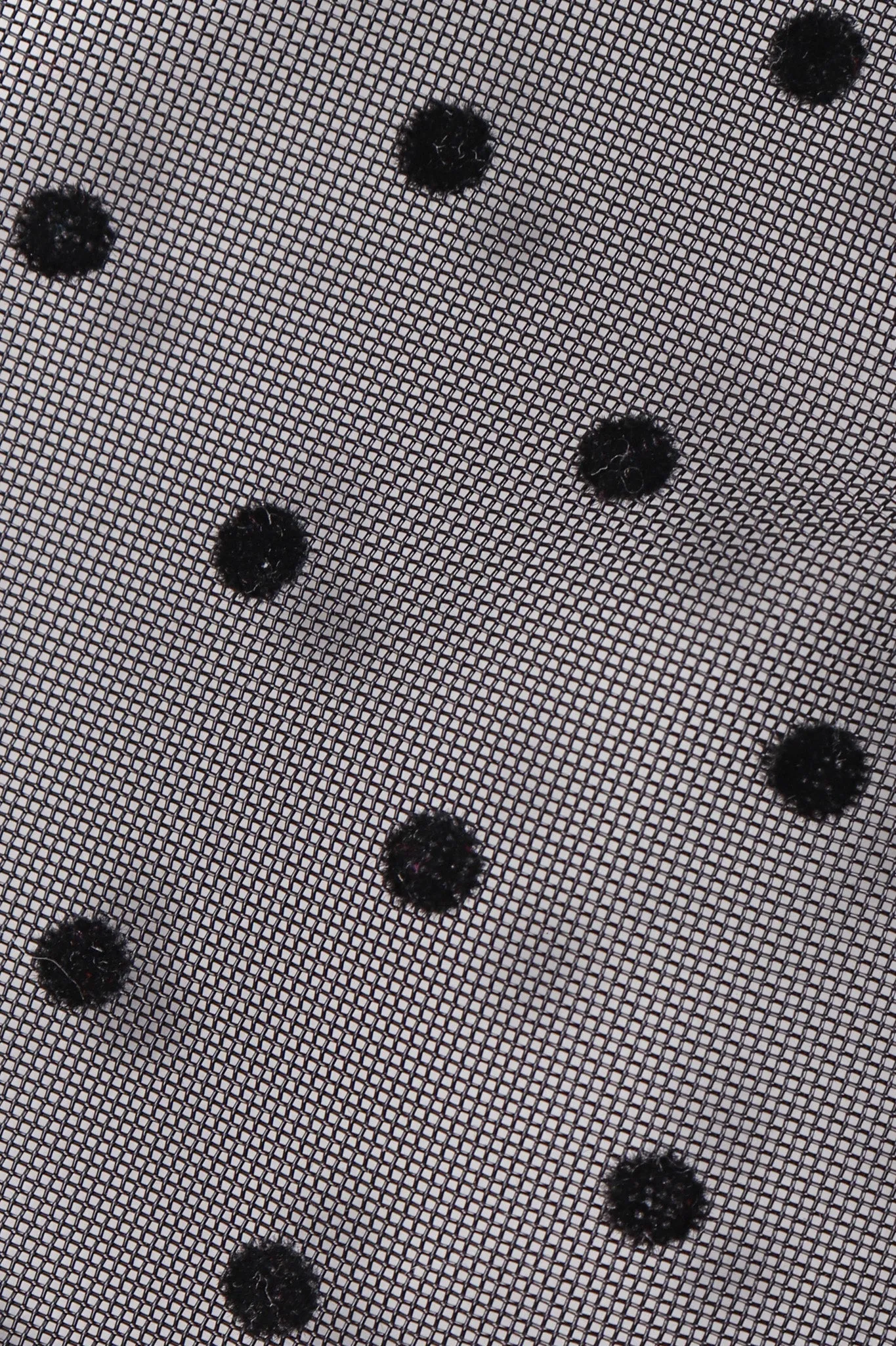 Mesh Dot Leather Gloves