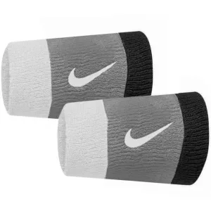 Nike Doublewide Wristbands (Grey/Black) - 2023 NEW ARRIVAL