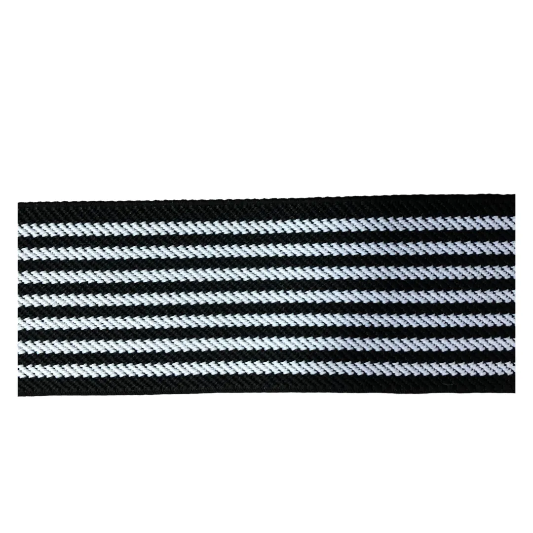 Noir Stripes elastic (trim)