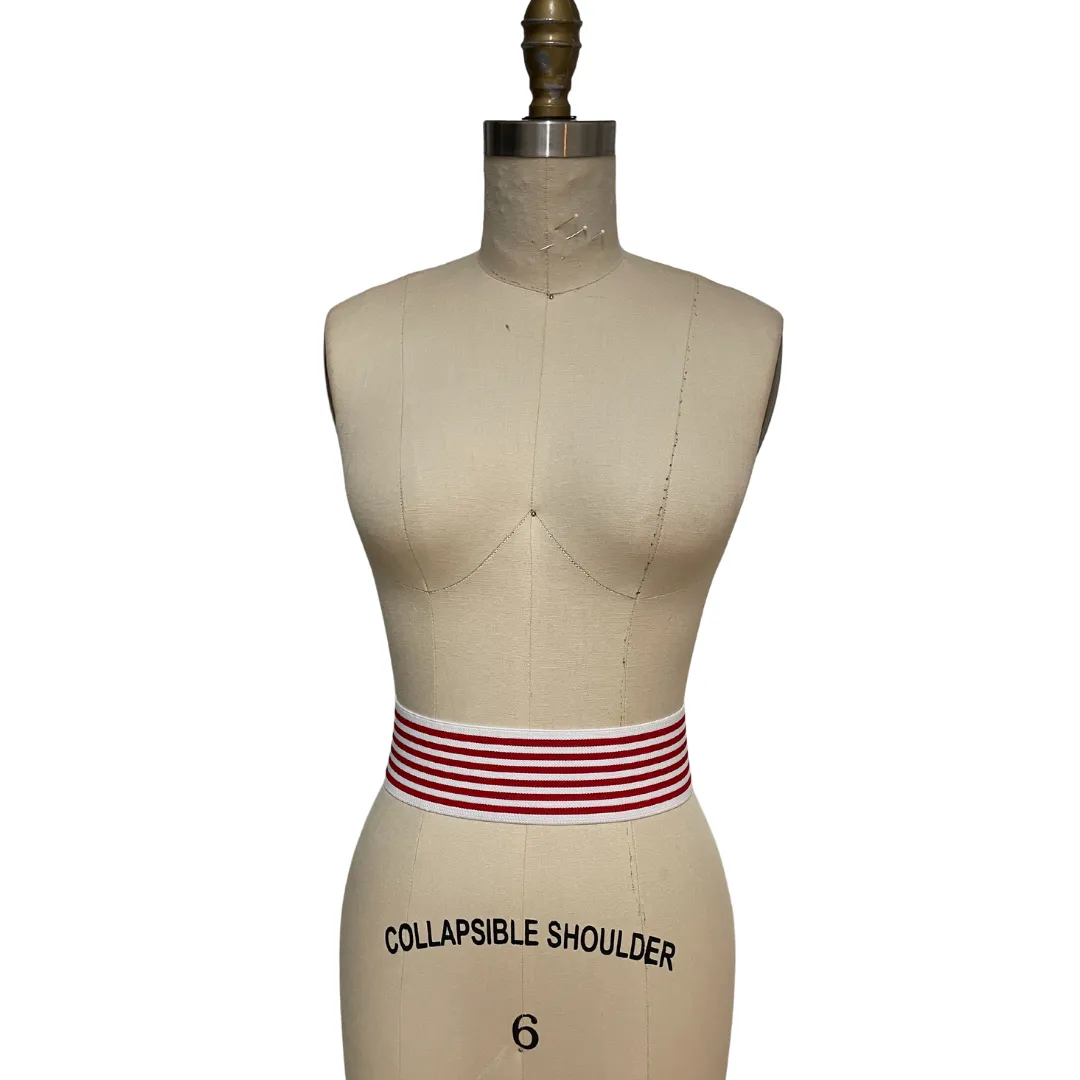 Noir Stripes elastic (trim)
