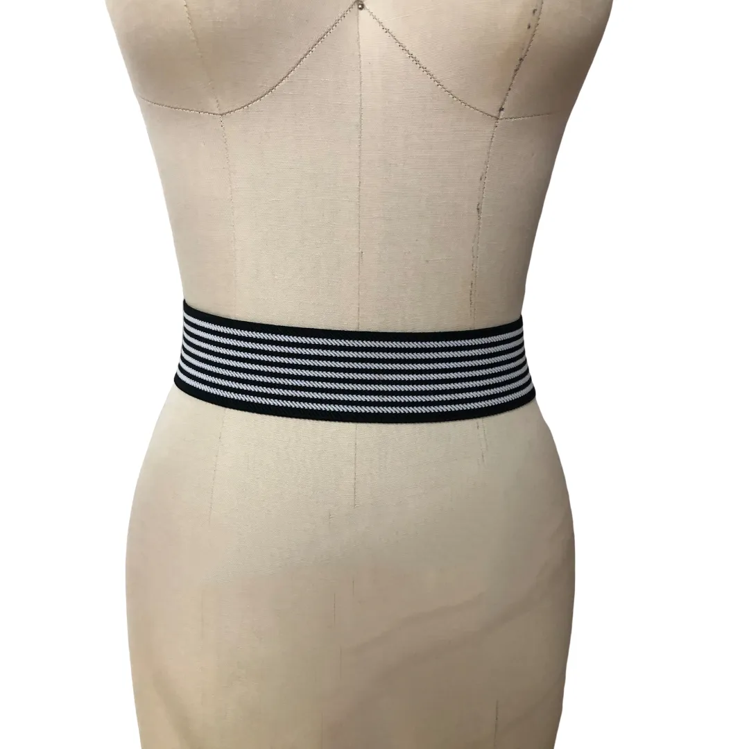 Noir Stripes elastic (trim)