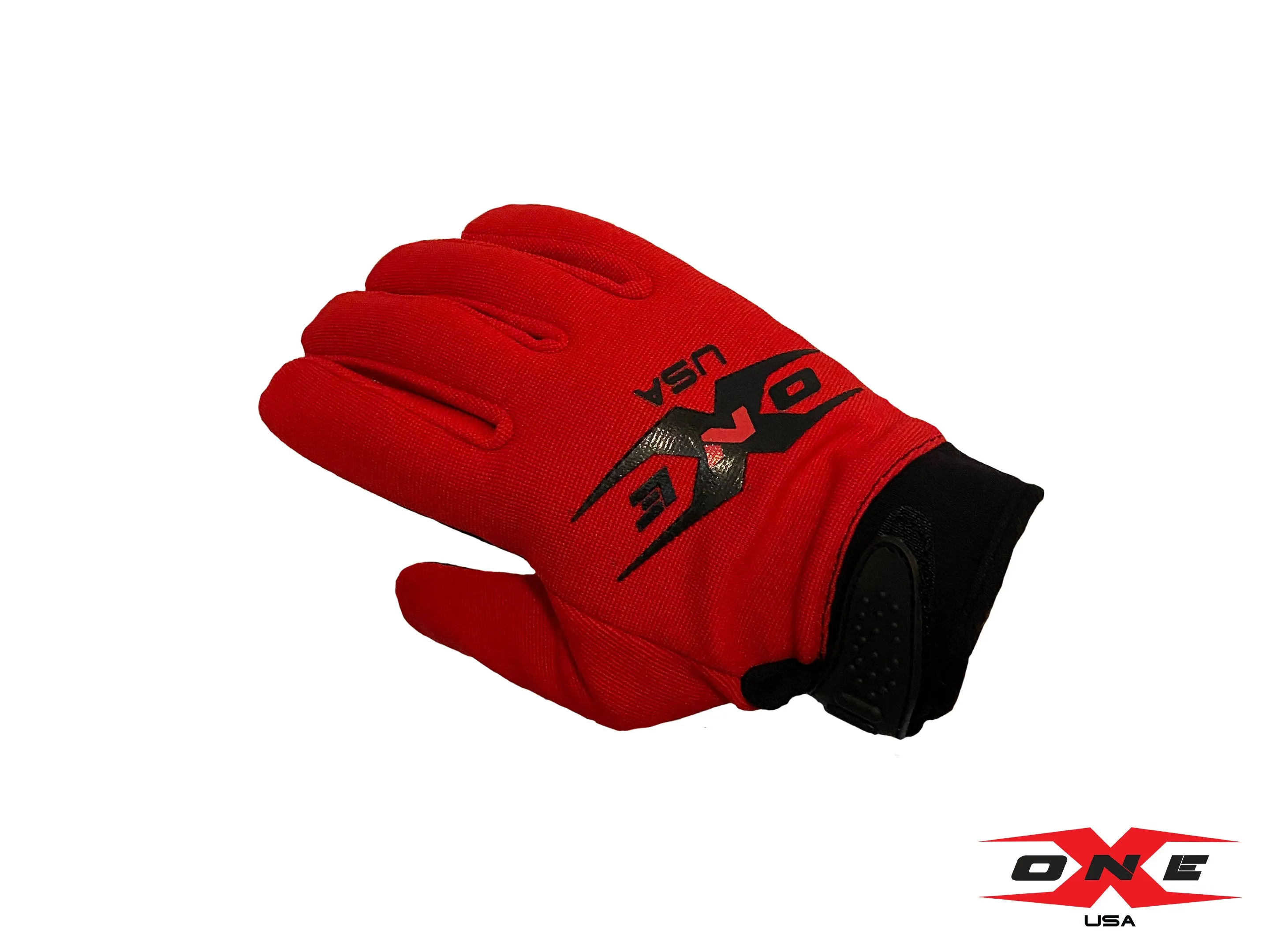 OneX USA Mechanic Paddock Gloves - Red