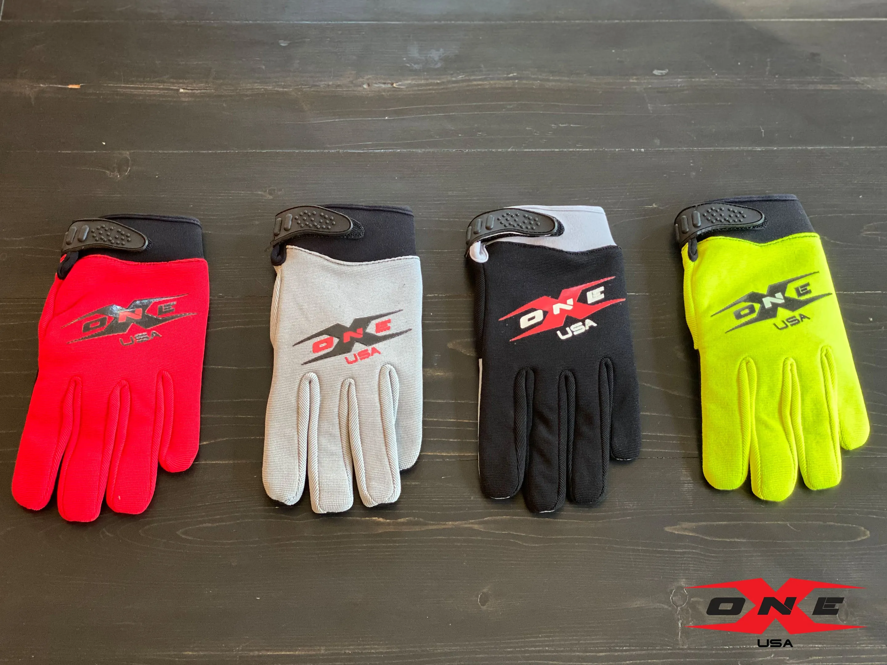 OneX USA Mechanic Paddock Gloves - Red