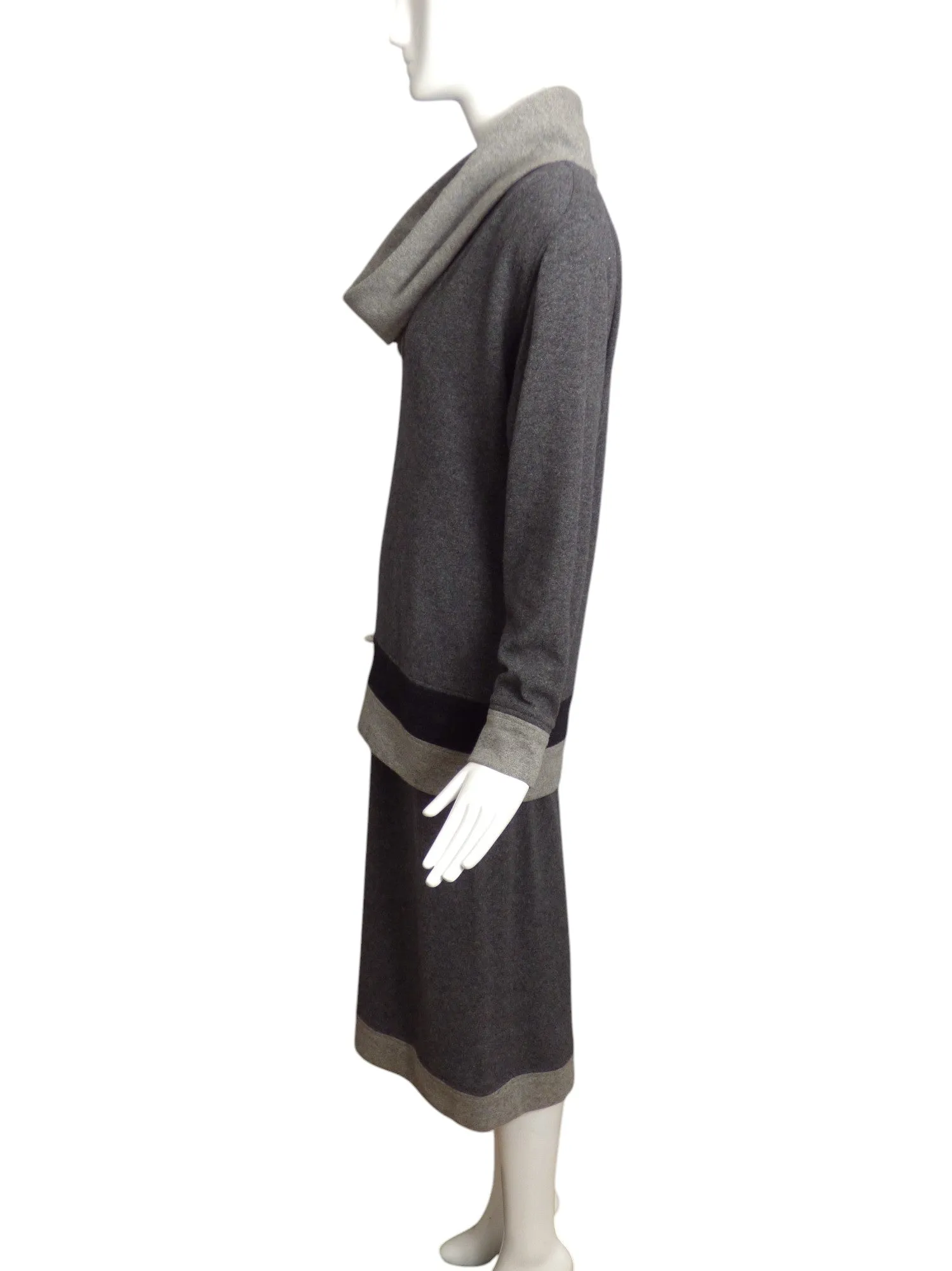OSCAR DE LA RENTA- 1984 2pc Wool Sweater Dress, Size 6