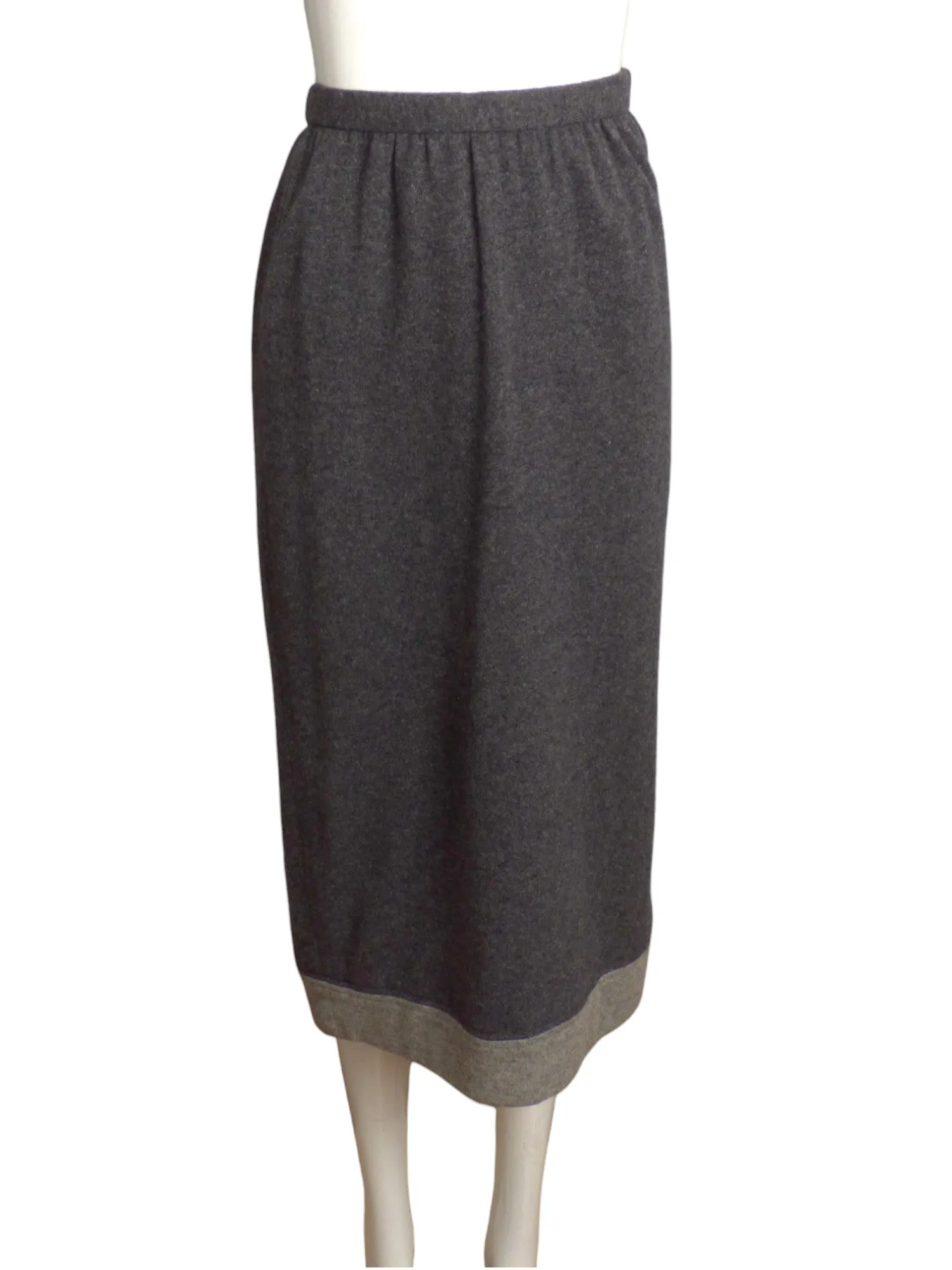 OSCAR DE LA RENTA- 1984 2pc Wool Sweater Dress, Size 6