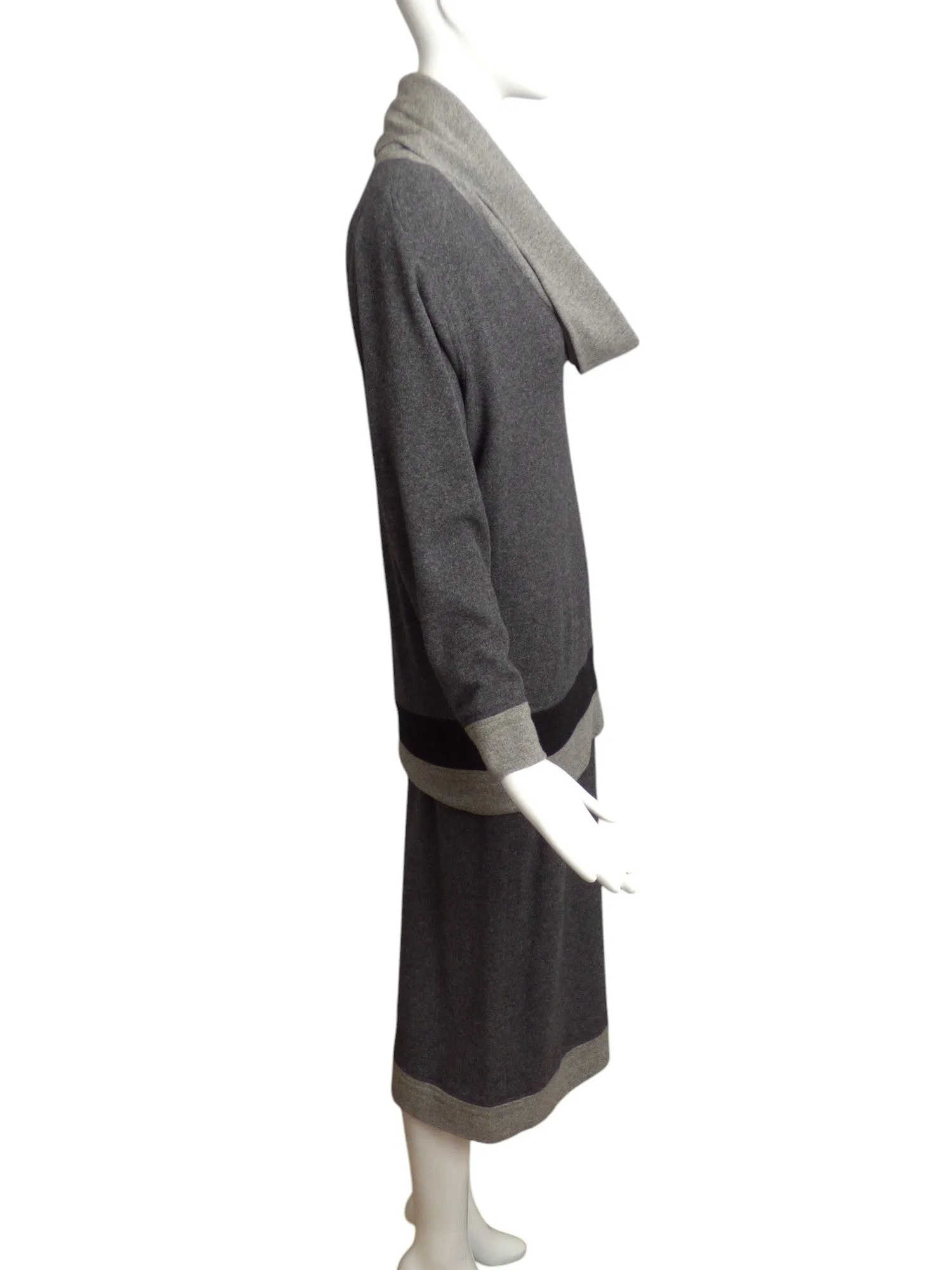 OSCAR DE LA RENTA- 1984 2pc Wool Sweater Dress, Size 6