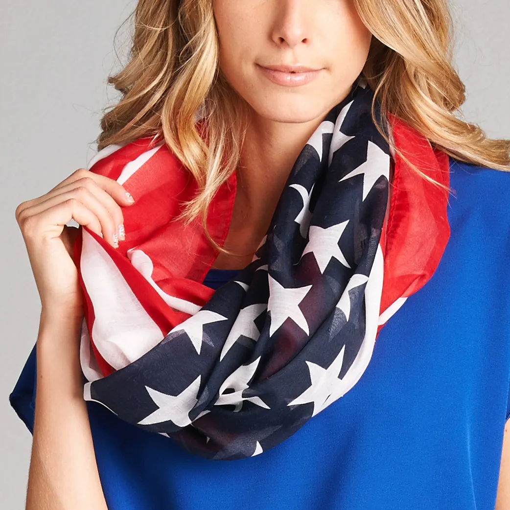 Patriotic Infinity Scarf