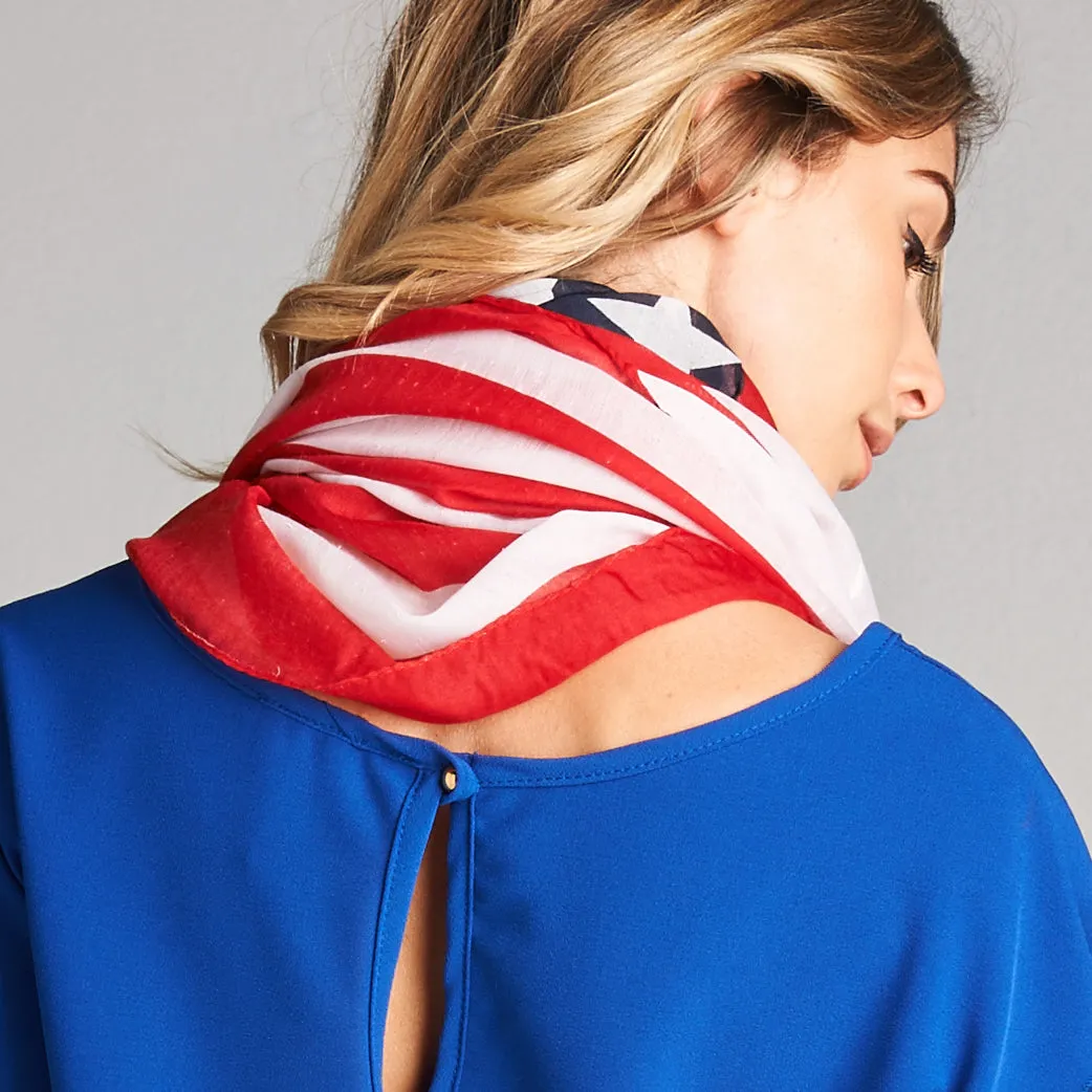 Patriotic Infinity Scarf