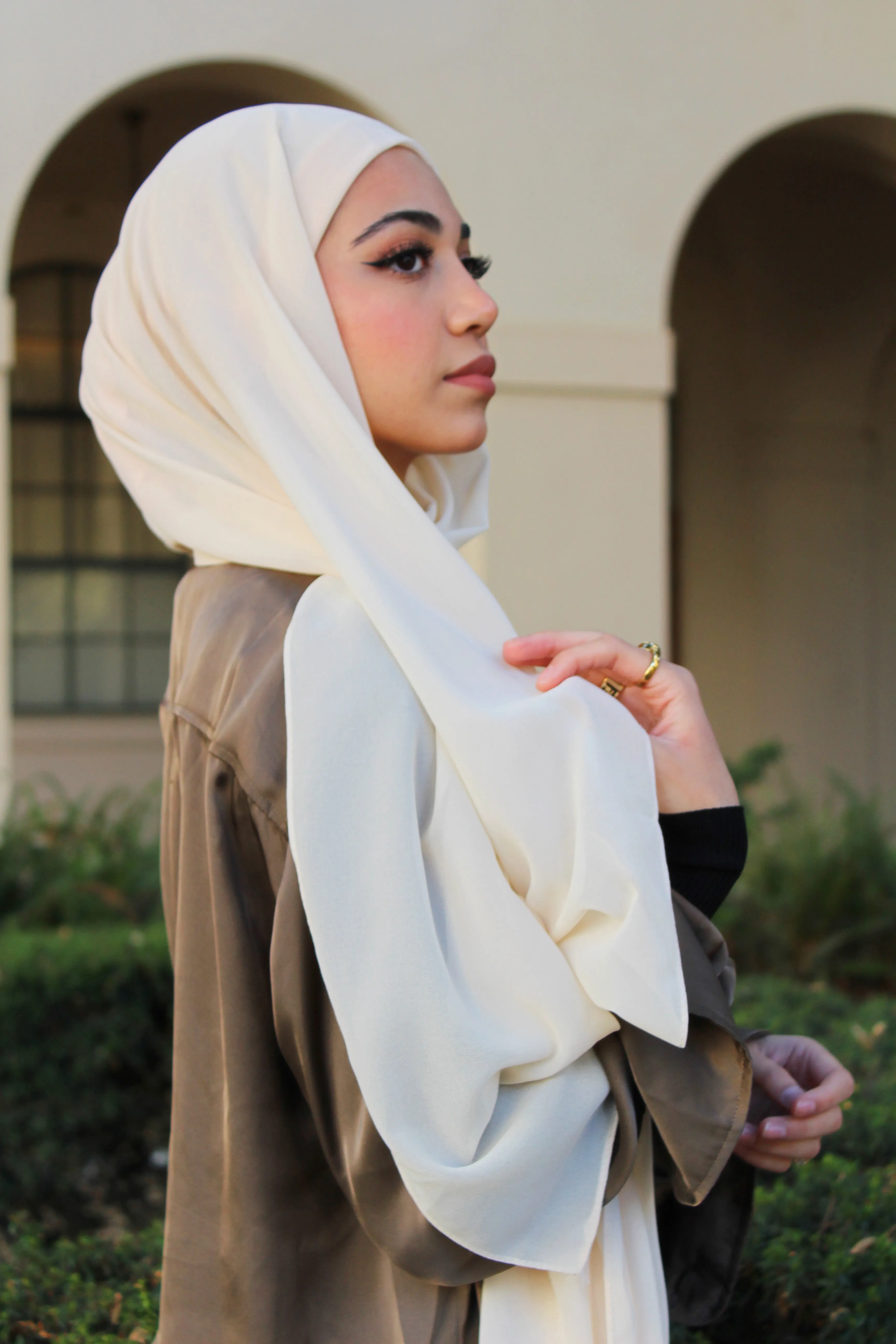 Pearl Nude Instant Chiffon