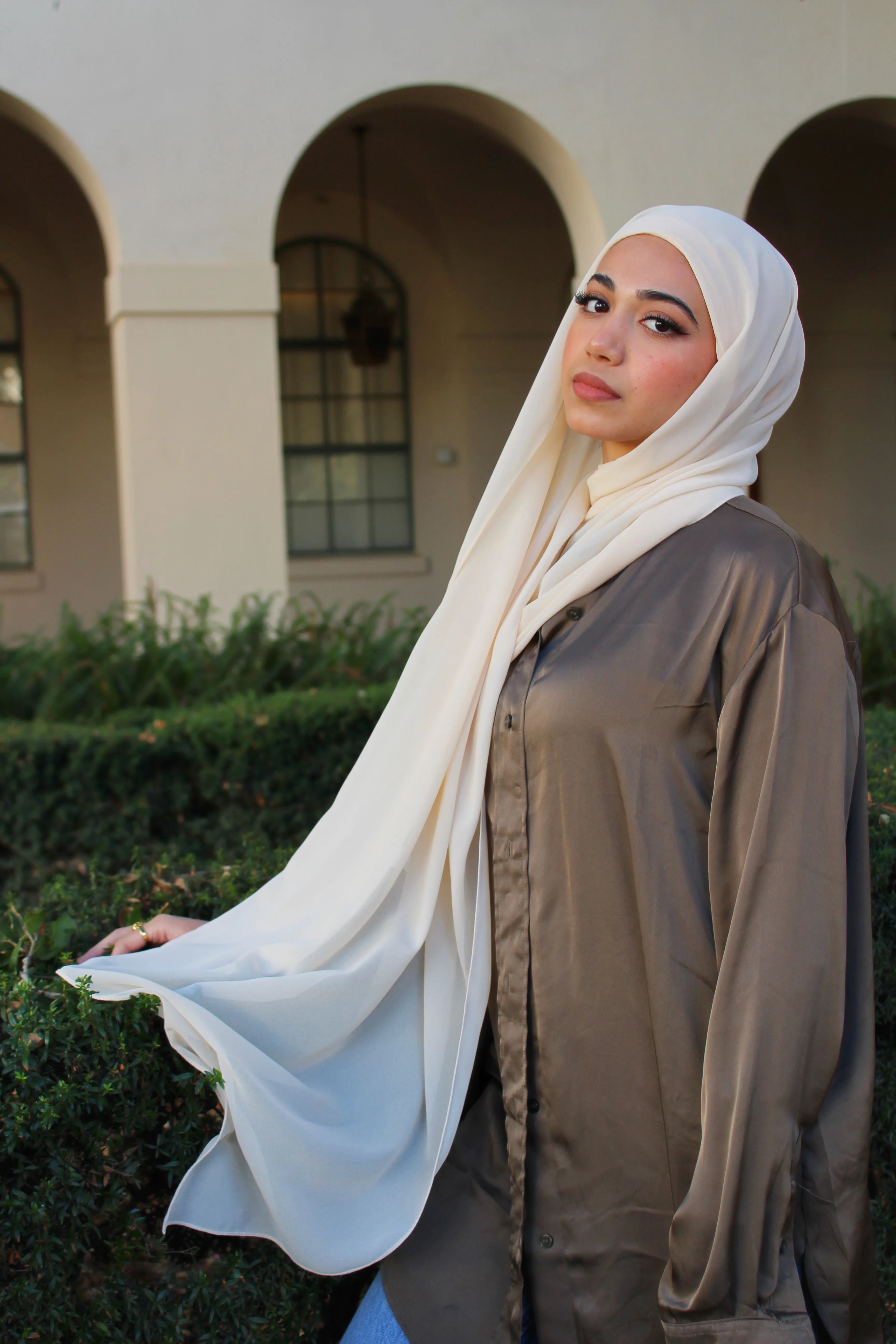 Pearl Nude Instant Chiffon