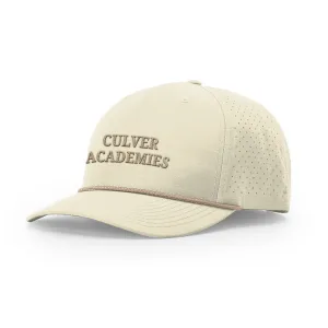 Performance Adjustable Snapback Hat - Oat Milk Elmwood