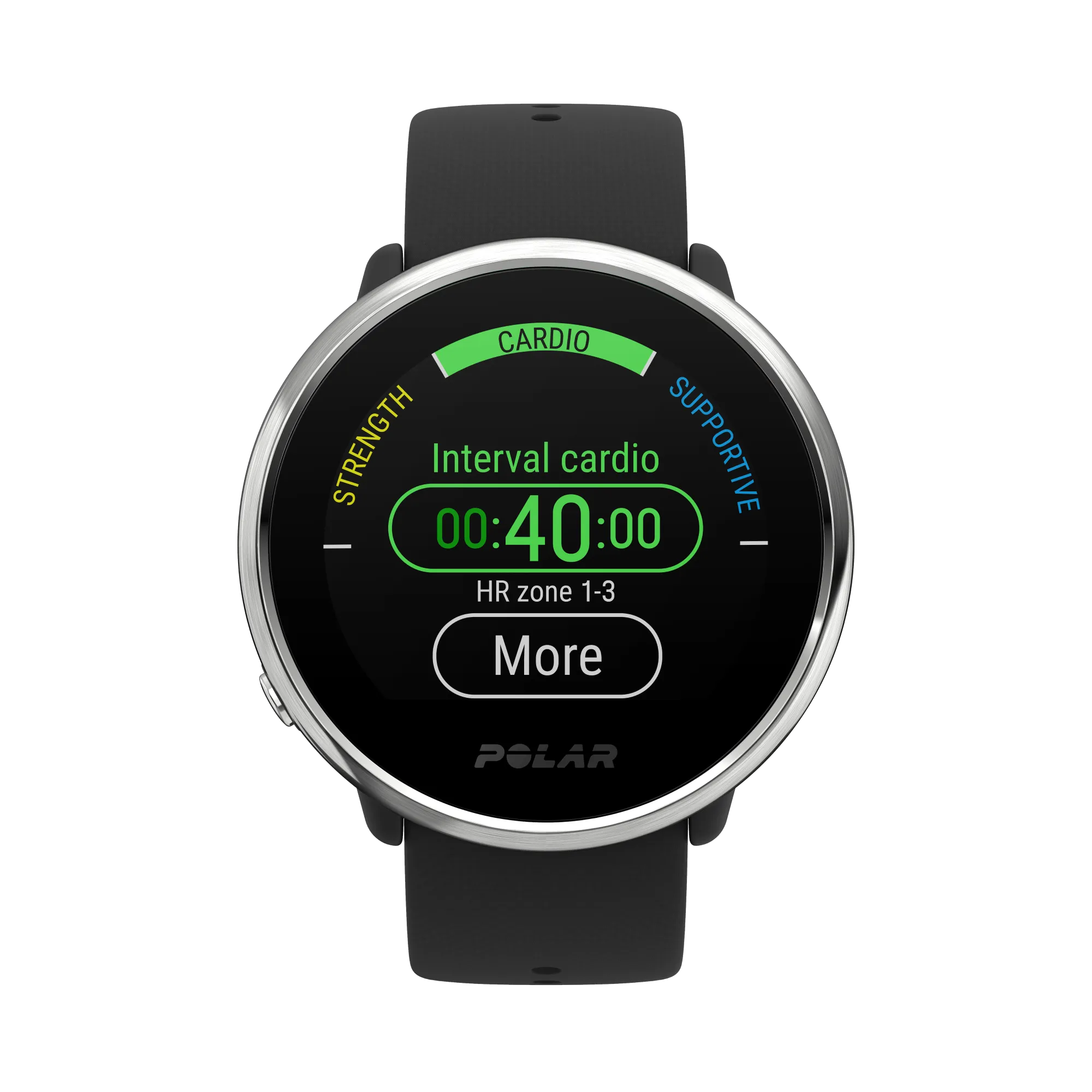 POLAR Ignite (Black/Silver - Small) for ChooseHealthy