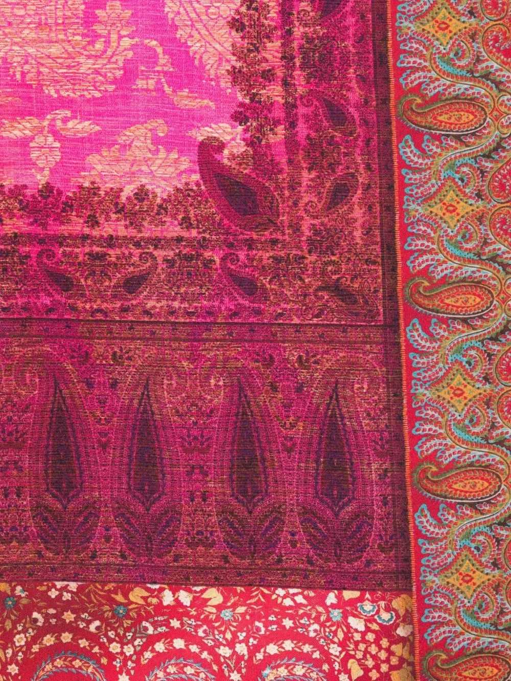 Printed silk scarf