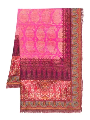 Printed silk scarf