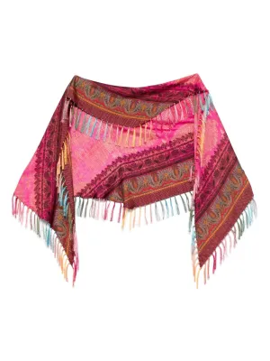 Printed slk scarf