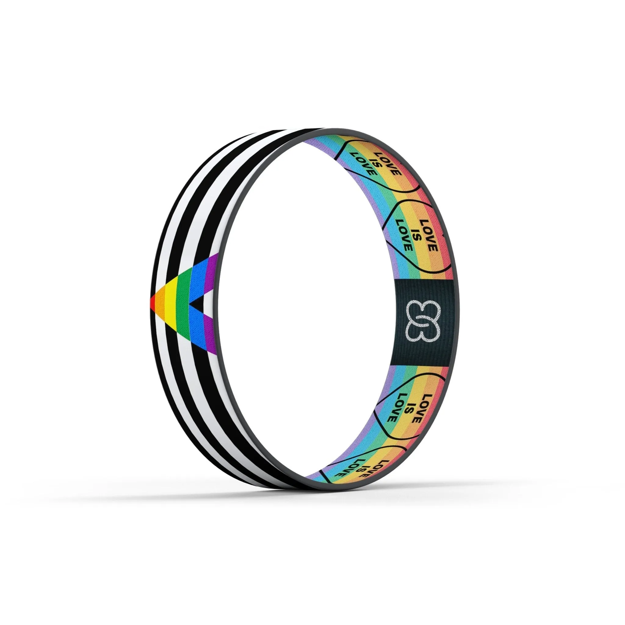 Proud Straight Ally Motivational Fabric Wristband