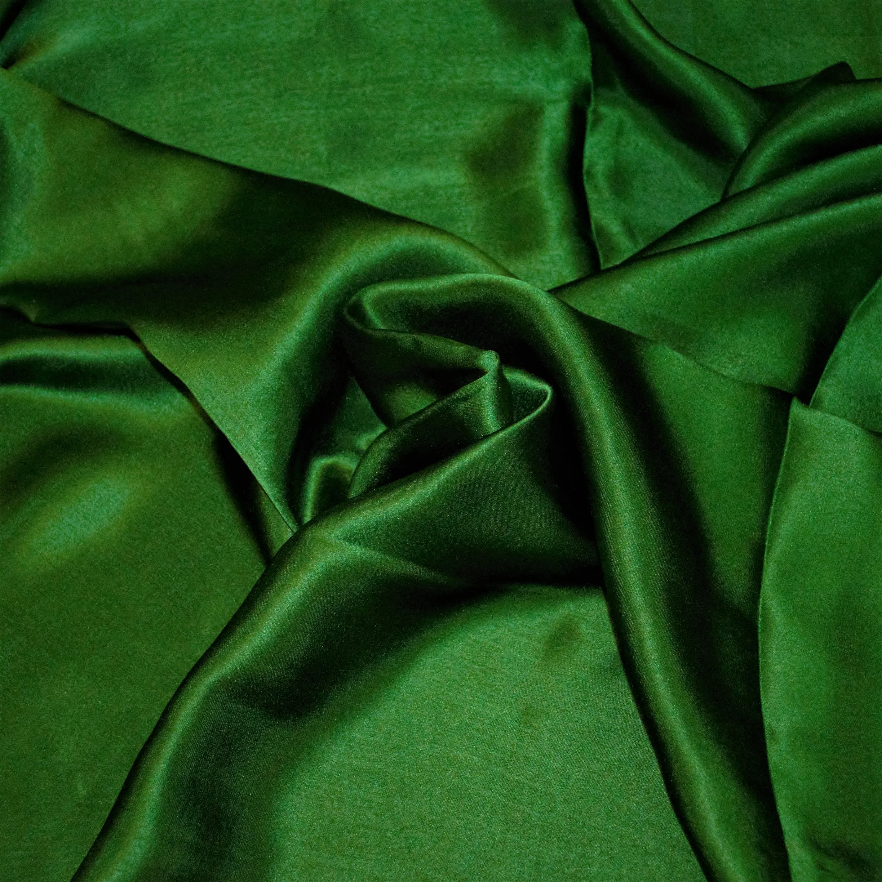 Pure Satin Silk - Green