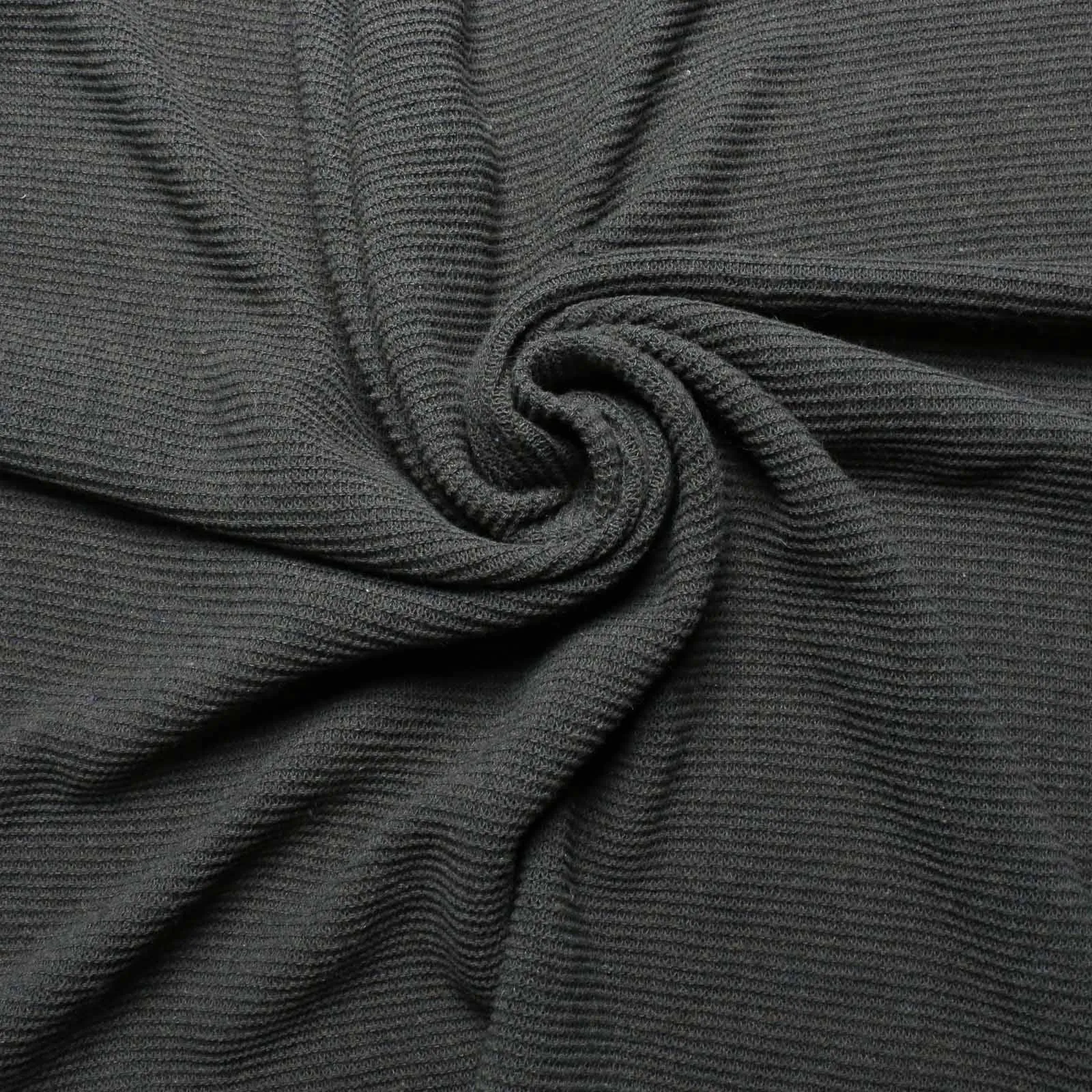 Purl Knit Fabric - Khaki green, dusty pink, red and pale grey