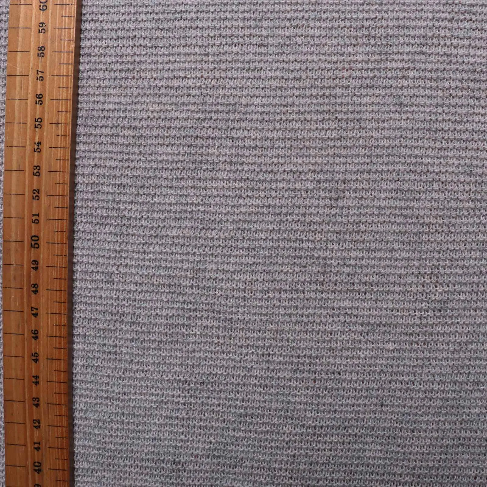 Purl Knit Fabric - Khaki green, dusty pink, red and pale grey