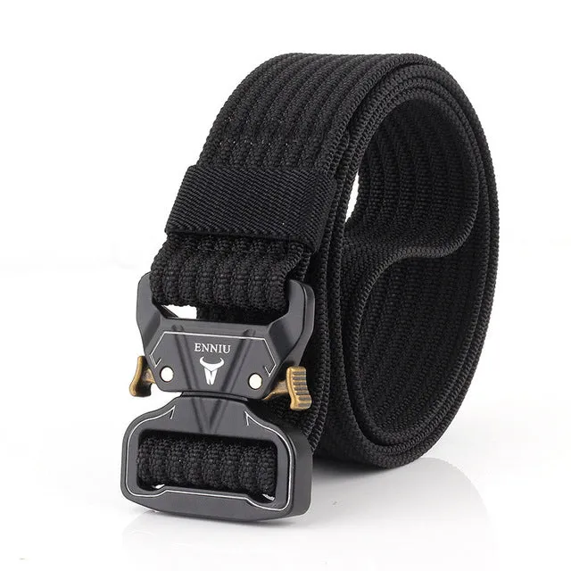 Quick Release Military Tactical Belt Adjustable Army Police Training Waist Belts Zinc Alloy Buckle Hunting Belt Cinto Accessory