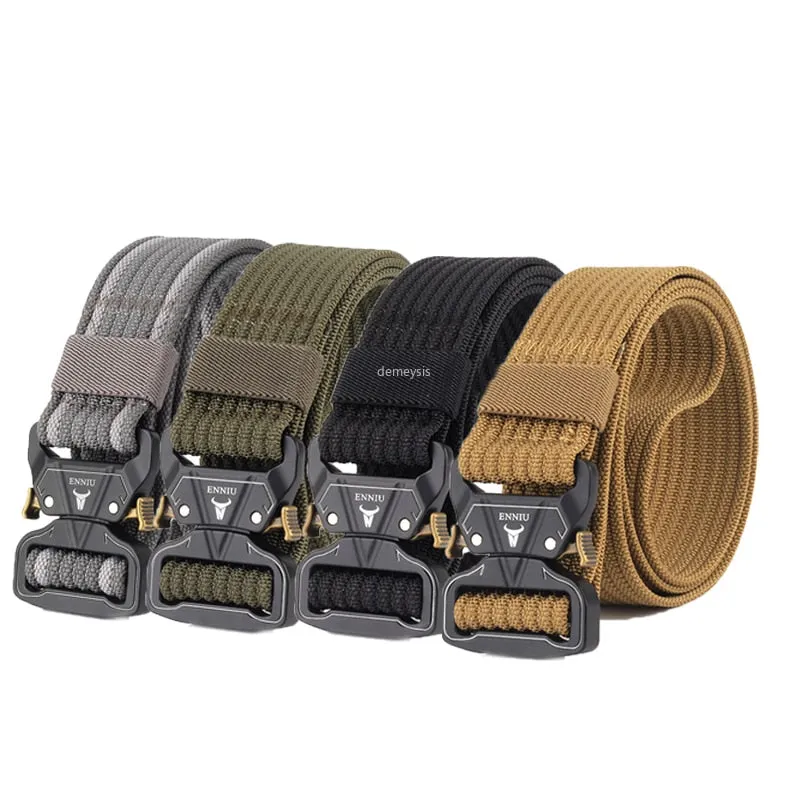 Quick Release Military Tactical Belt Adjustable Army Police Training Waist Belts Zinc Alloy Buckle Hunting Belt Cinto Accessory