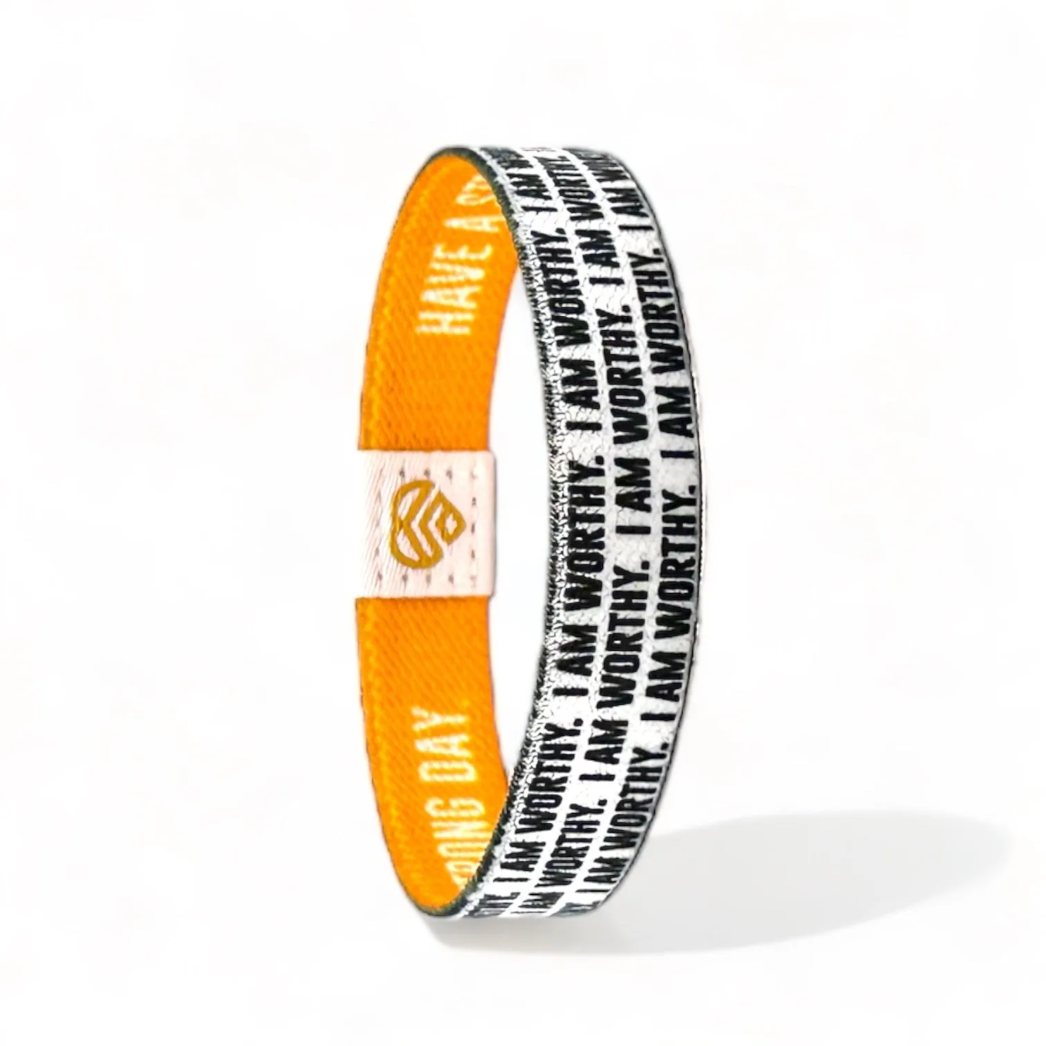 "I Am Worthy" | Adult Reversible Wristband