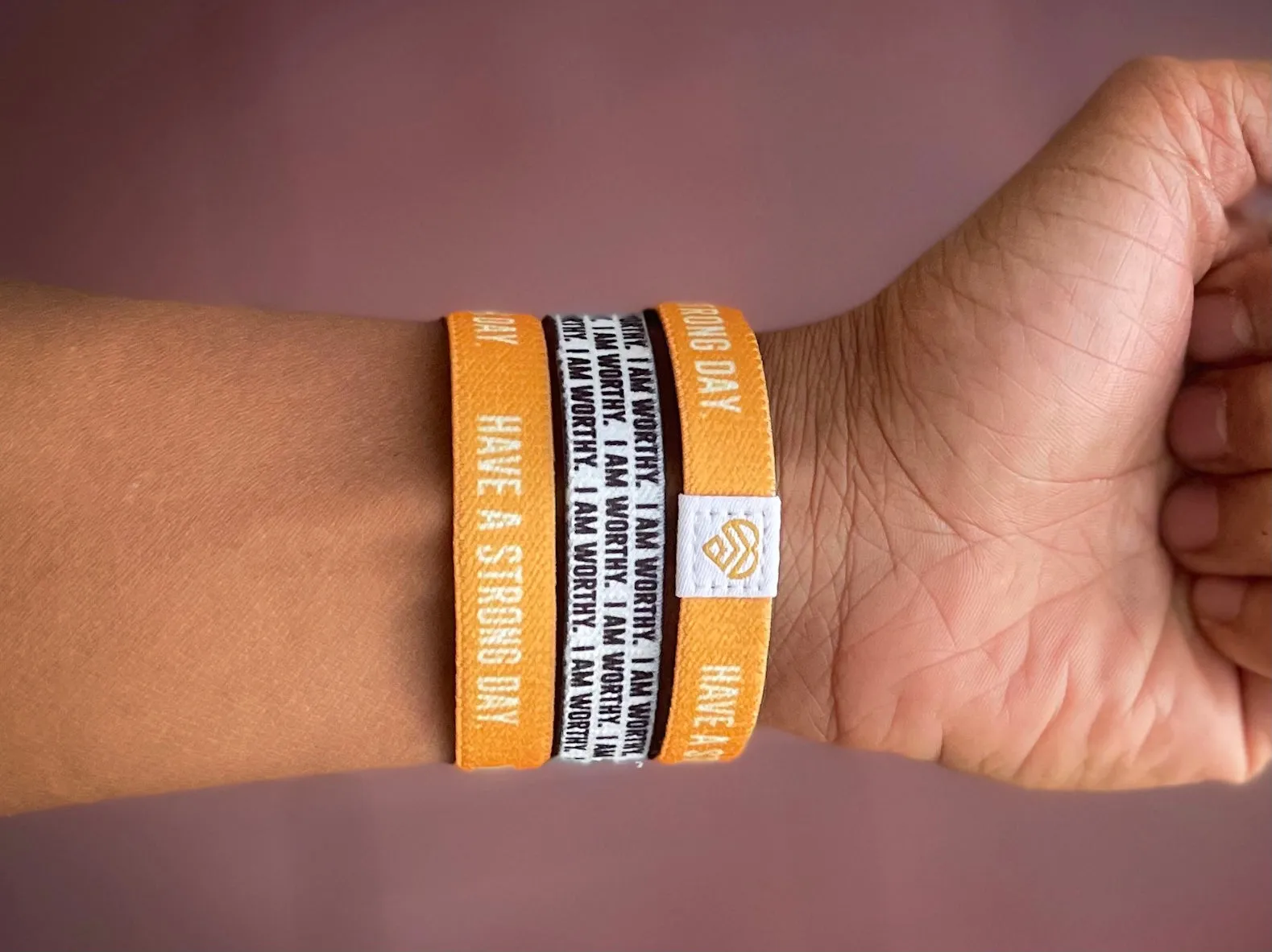 "I Am Worthy" | Adult Reversible Wristband