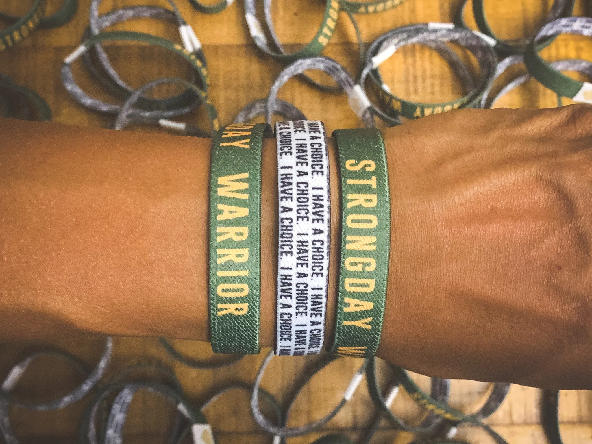 "I Have a Choice" | Strongday Warrior | Adult Reversible Wristband