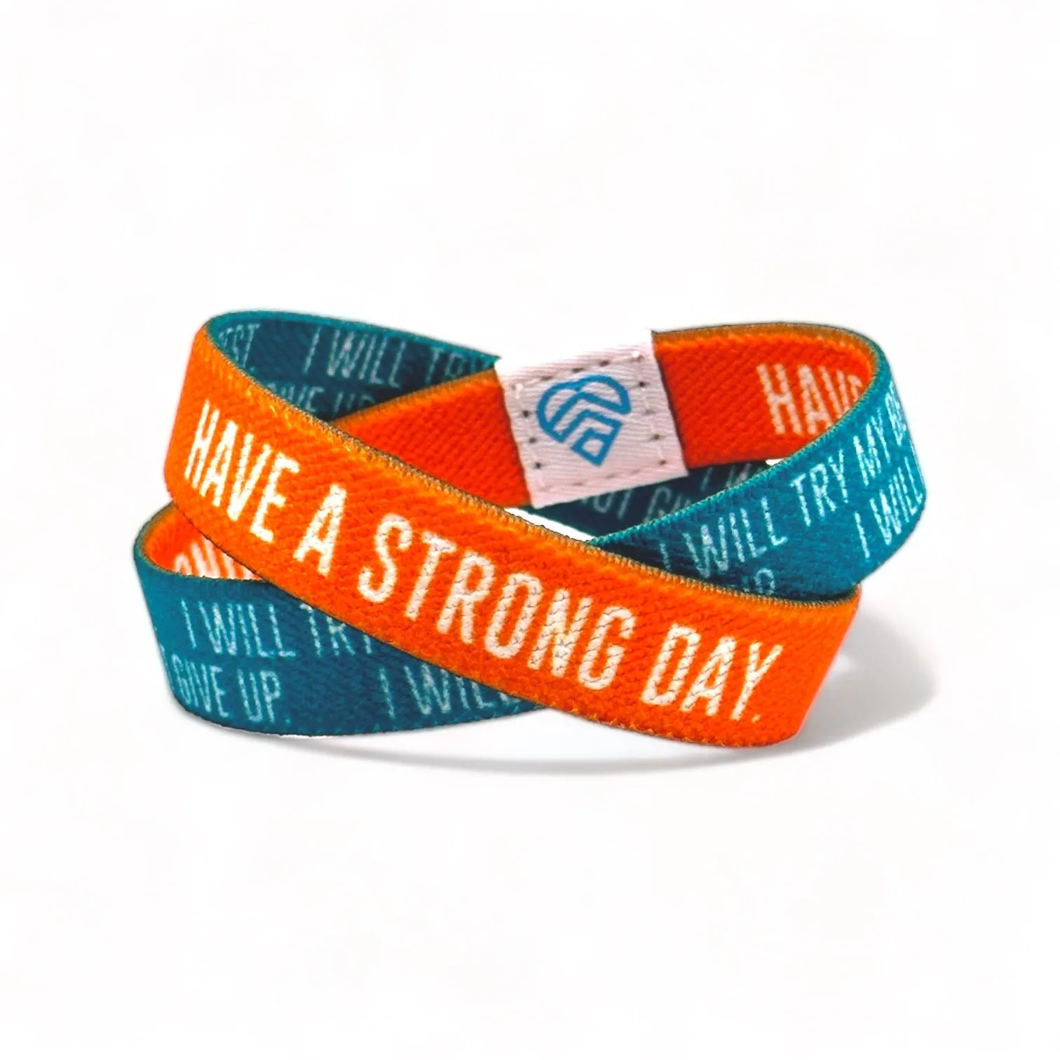 "I Will Try My Best. I Will Not Give Up." | Youth Reversible Wristband