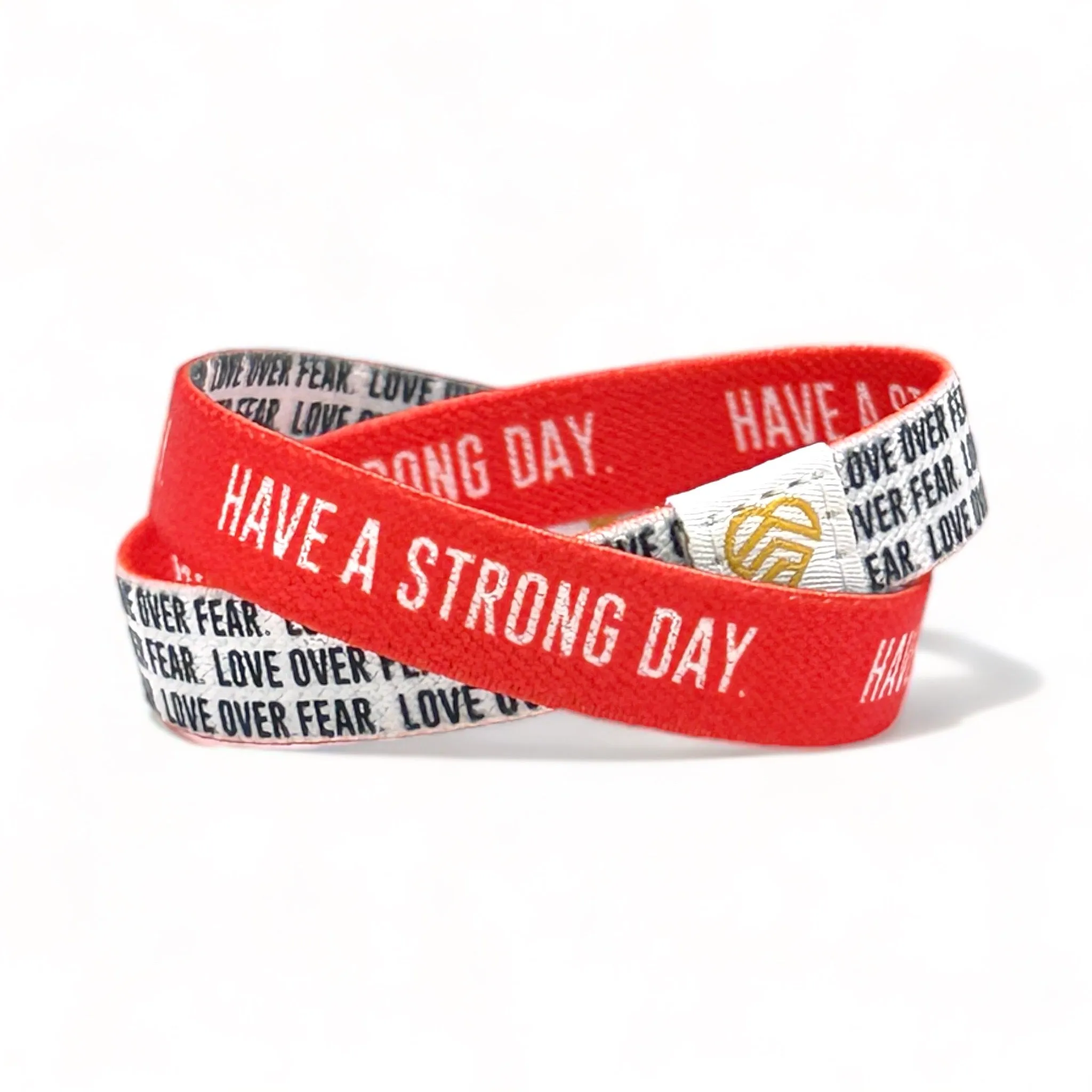"Love Over Fear" | Adult Reversible Wristband
