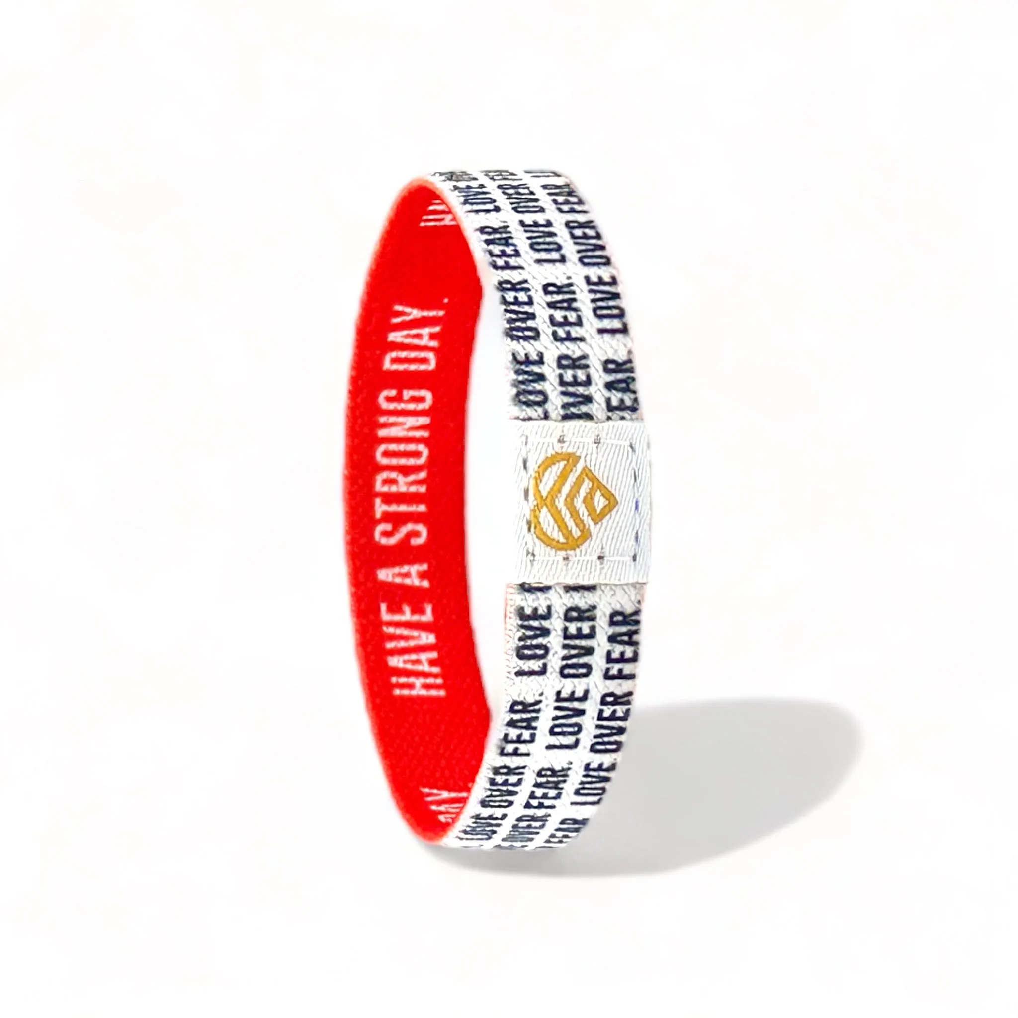 "Love Over Fear" | Adult Reversible Wristband