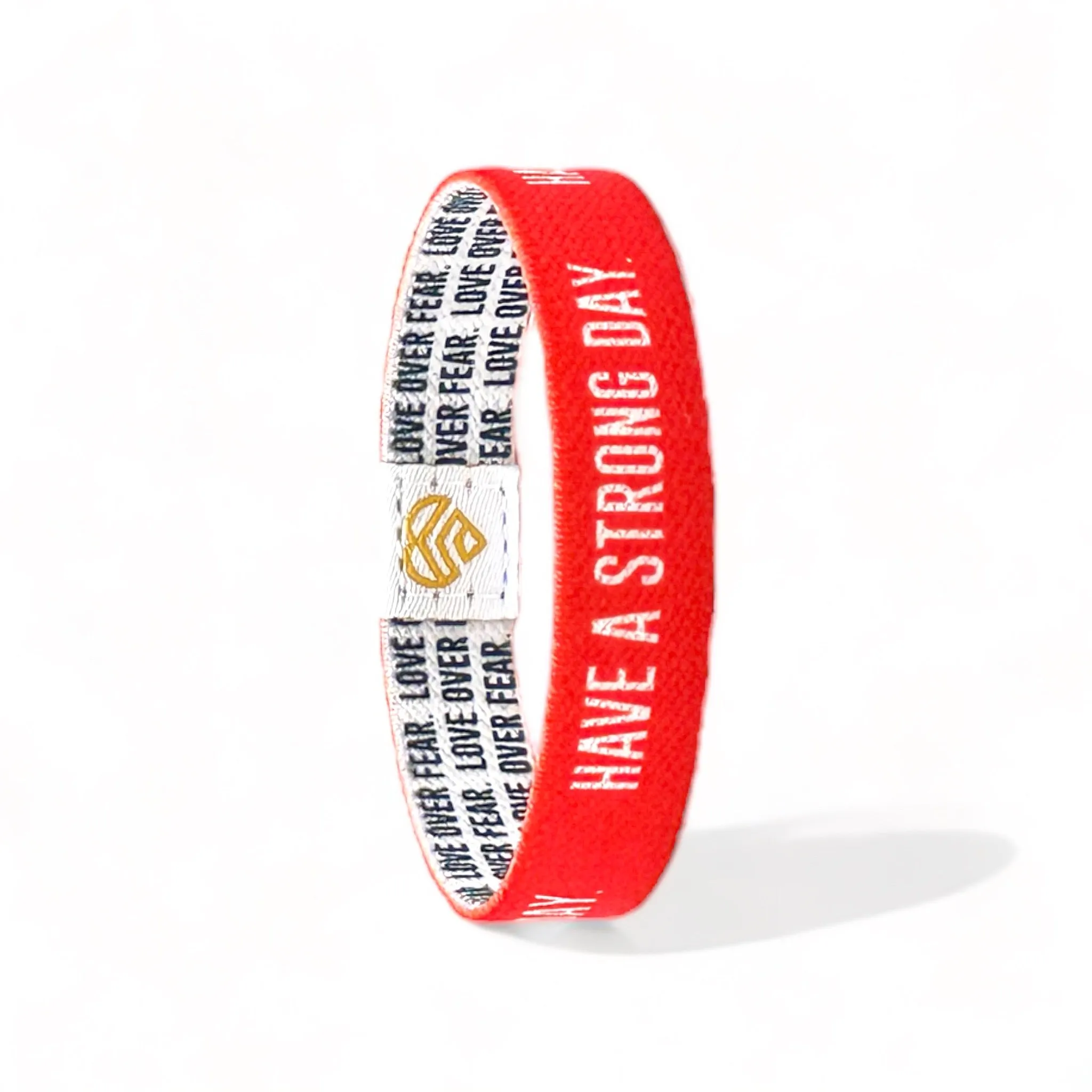"Love Over Fear" | Adult Reversible Wristband
