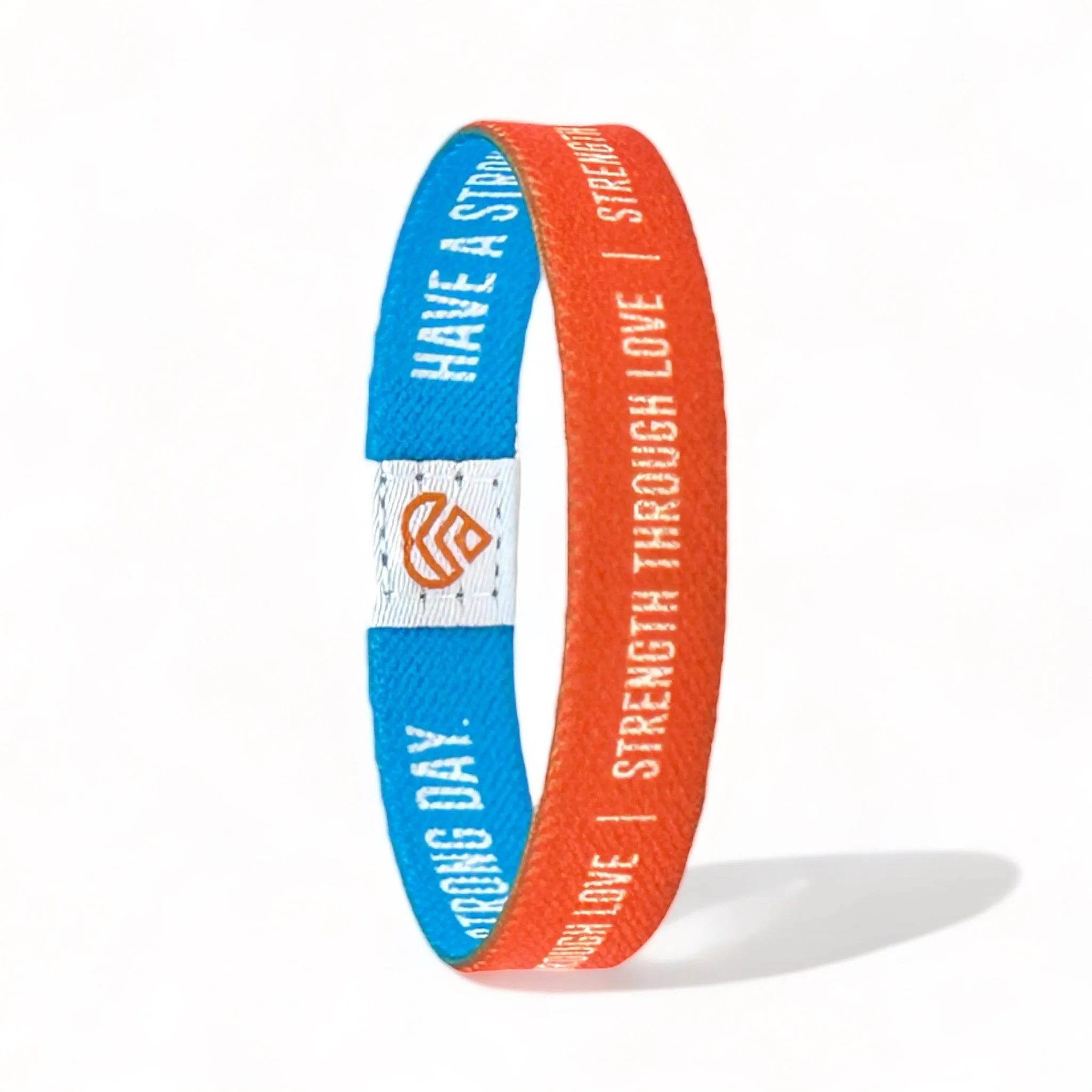 "Strength Through Love" | Adult Reversible Wristband