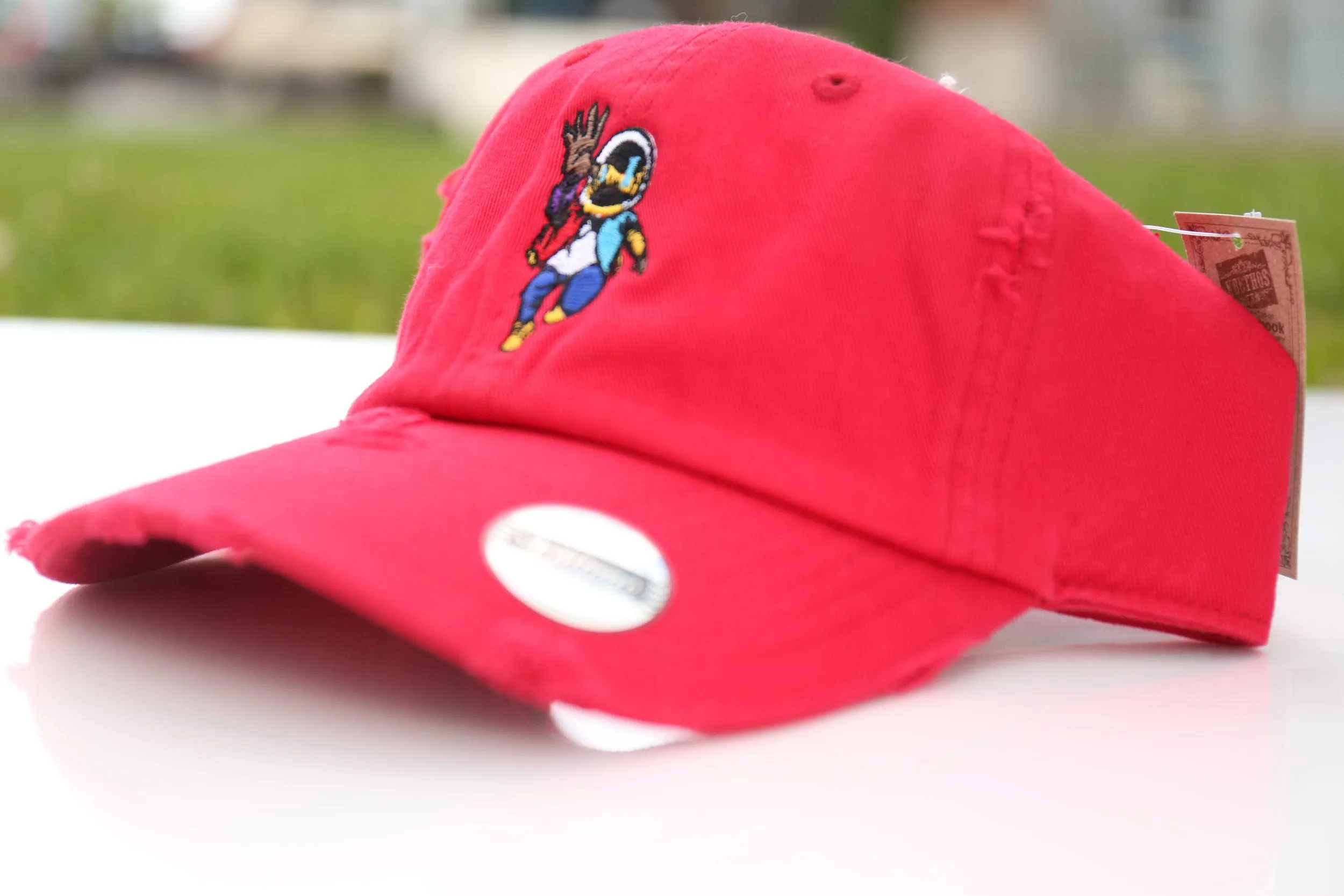 Red Distressed Aztro