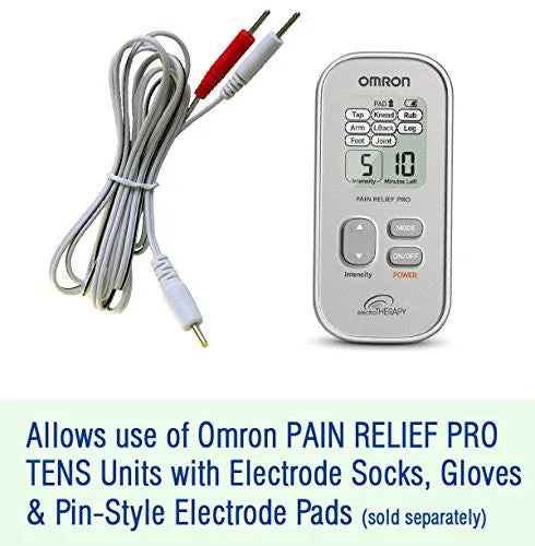 Replacement Lead Wire for Omron Pain Relief Pro, Max Power Relief, Pocket Pain Pro TENS
