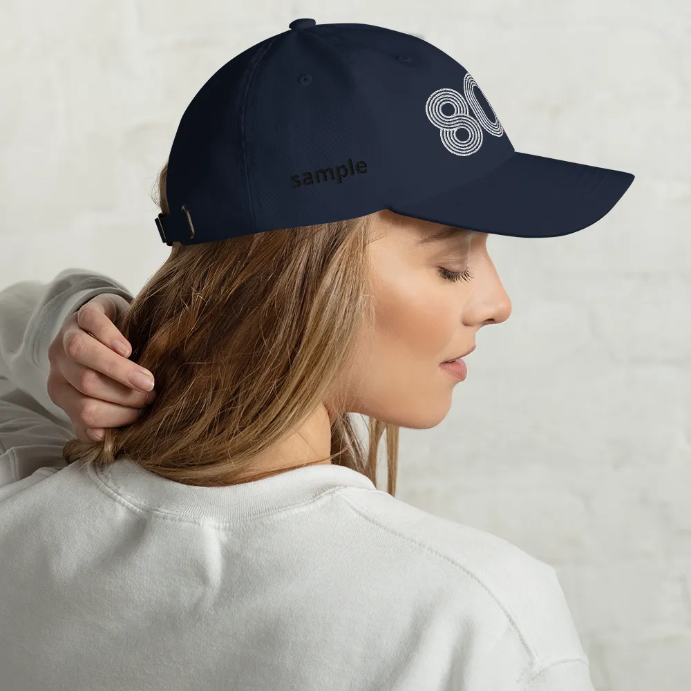 Retro Tri-Line 1980 Baseball Dad hat