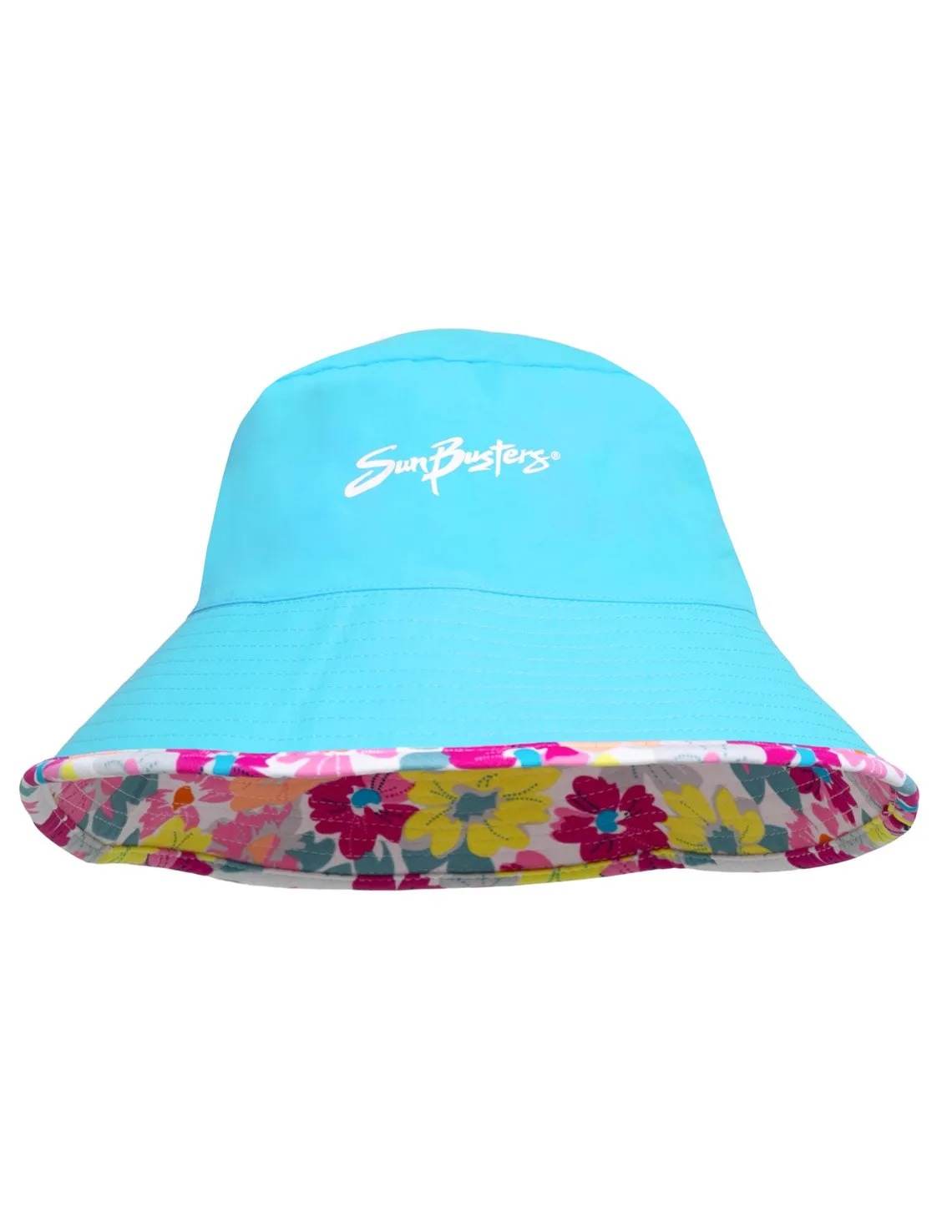 Reversible Bucket Sun Hat - Prettyberry Blue