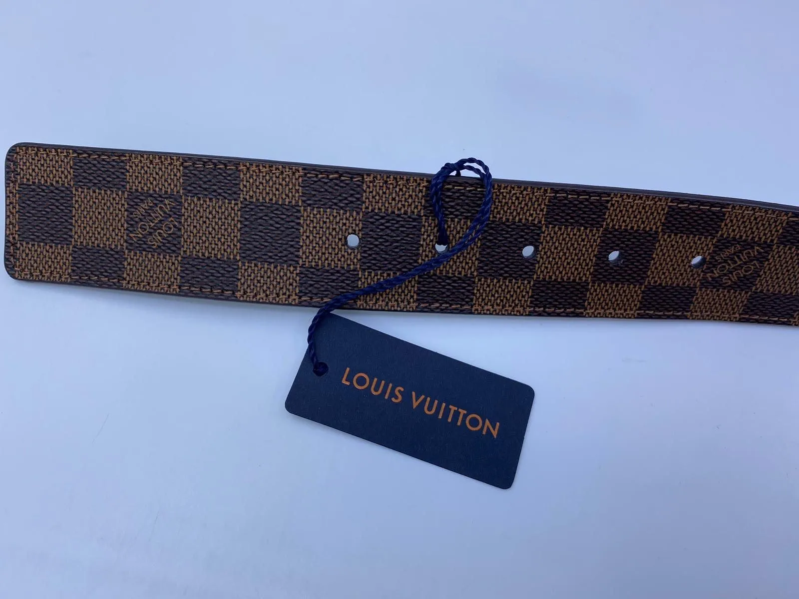 Reversible Damier Ebene Belt